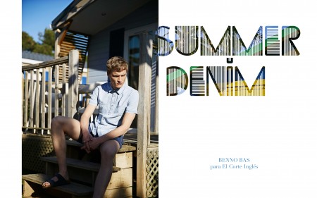 Benno Bas in Boy Summer Denim for El Corte Ingles