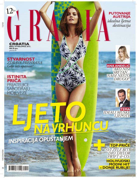 Krstina Peric for Grazia Croacia Summer Issue