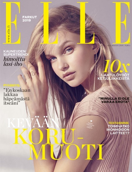 Lotta Maybelake for Elle Finland Cover January 2019
